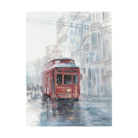 Ethan Harper 'Watercolor Streetcar Study Ii' Canvas Art,14x19
